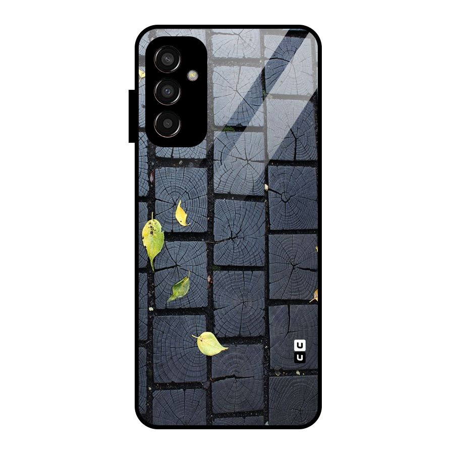 Leaf On Floor Glass Back Case for Galaxy F13