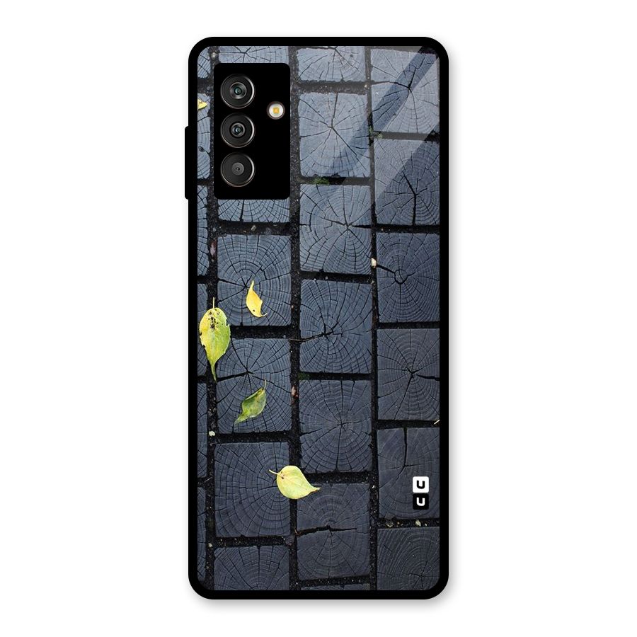 Leaf On Floor Glass Back Case for Galaxy M13