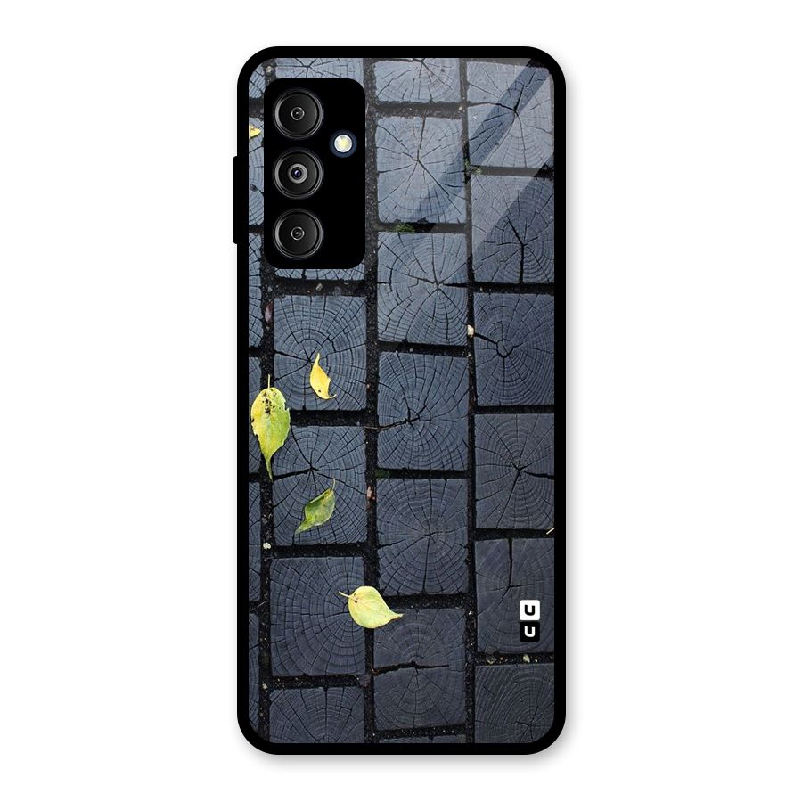 Leaf On Floor Glass Back Case for Galaxy M14 5G