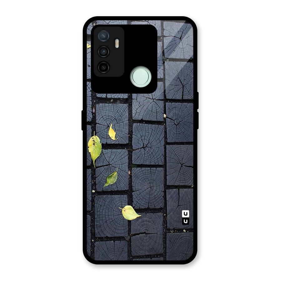 Leaf On Floor Glass Back Case for Oppo A53