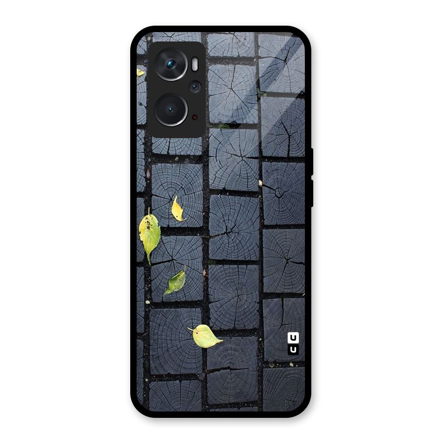 Leaf On Floor Glass Back Case for Oppo K10 4G