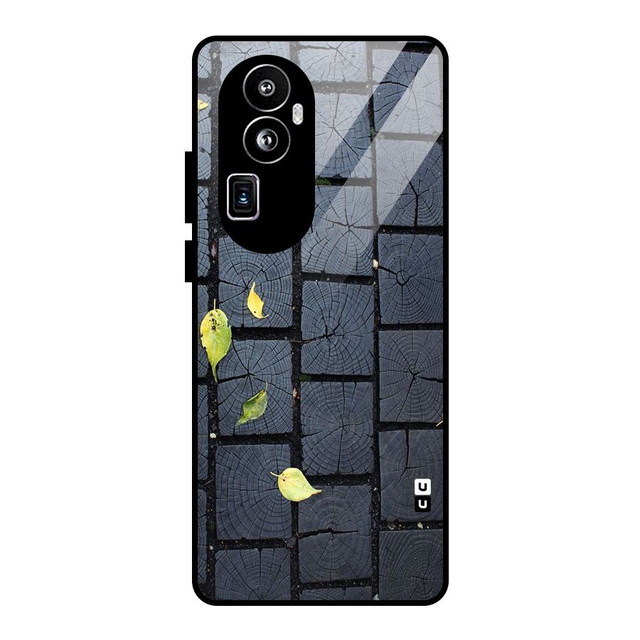 Leaf On Floor Glass Back Case for Oppo Reno10 Pro Plus