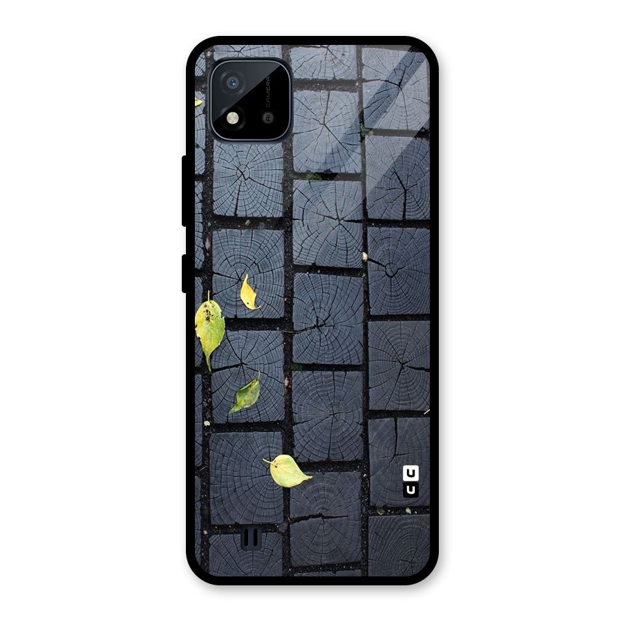 Leaf On Floor Glass Back Case for Realme C11 2021