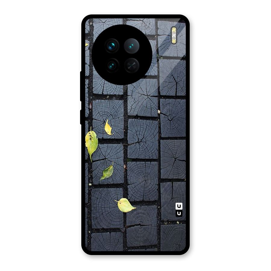 Leaf On Floor Glass Back Case for Vivo X90