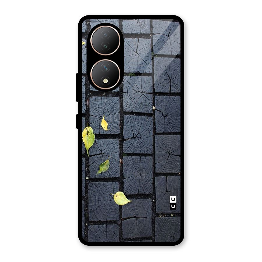 Leaf On Floor Glass Back Case for Vivo Y100A