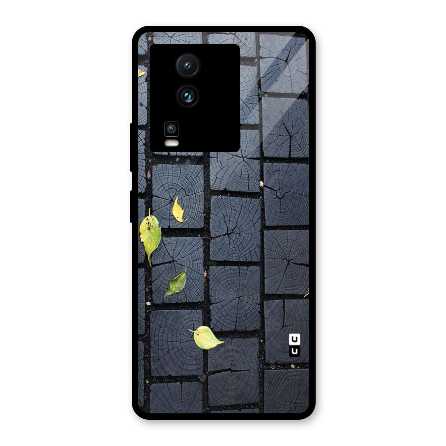 Leaf On Floor Glass Back Case for Vivo iQOO Neo 7 Pro