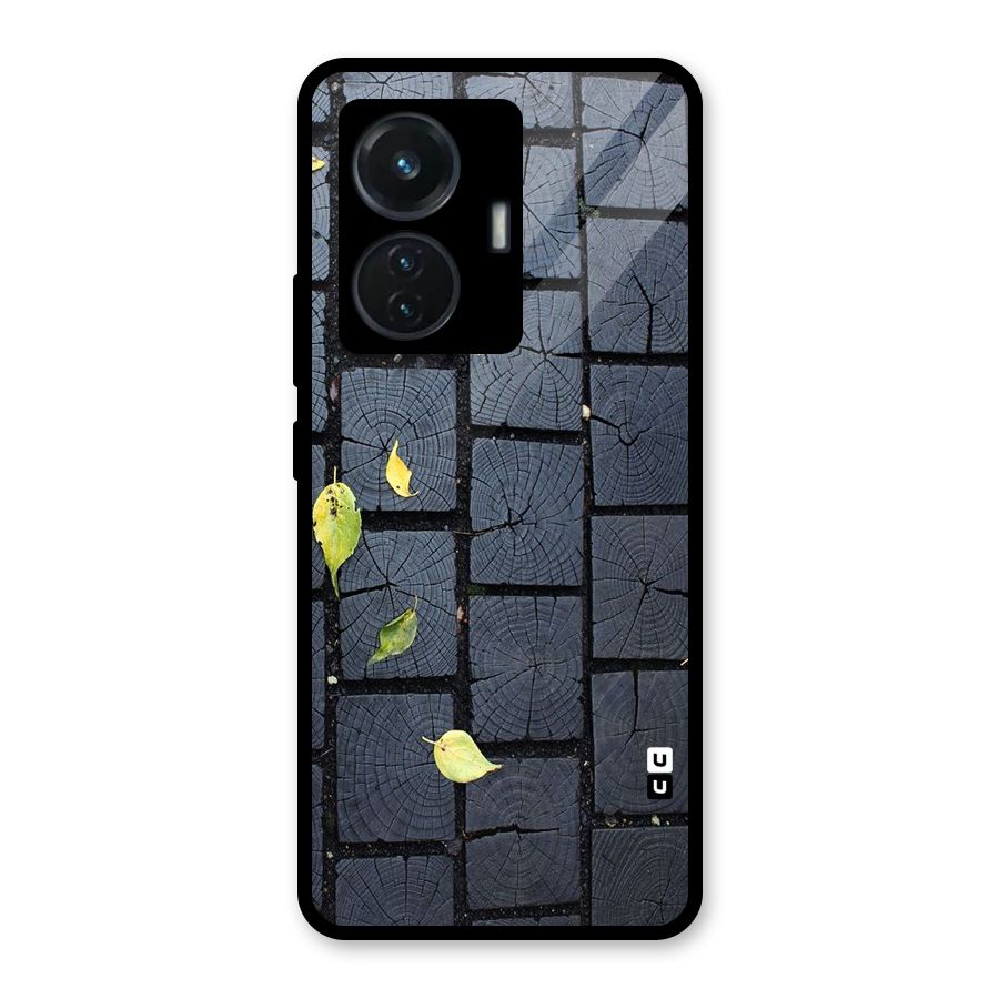 Leaf On Floor Glass Back Case for iQOO Z6 44W