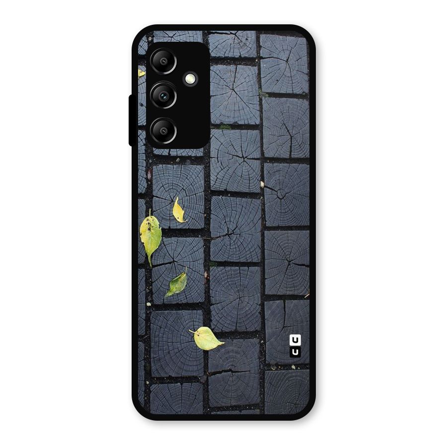 Leaf On Floor Metal Back Case for Galaxy A14 5G