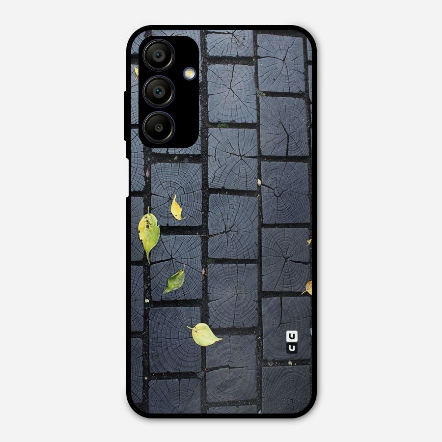 Leaf On Floor Metal Back Case for Galaxy A15 5G
