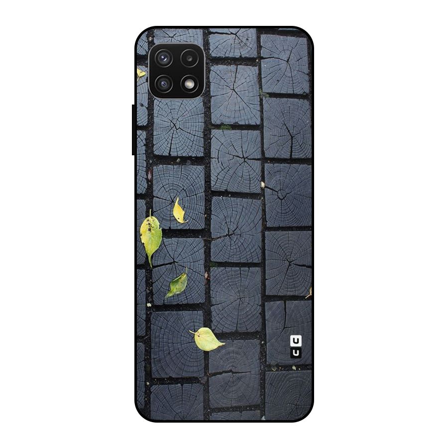 Leaf On Floor Metal Back Case for Galaxy A22 5G