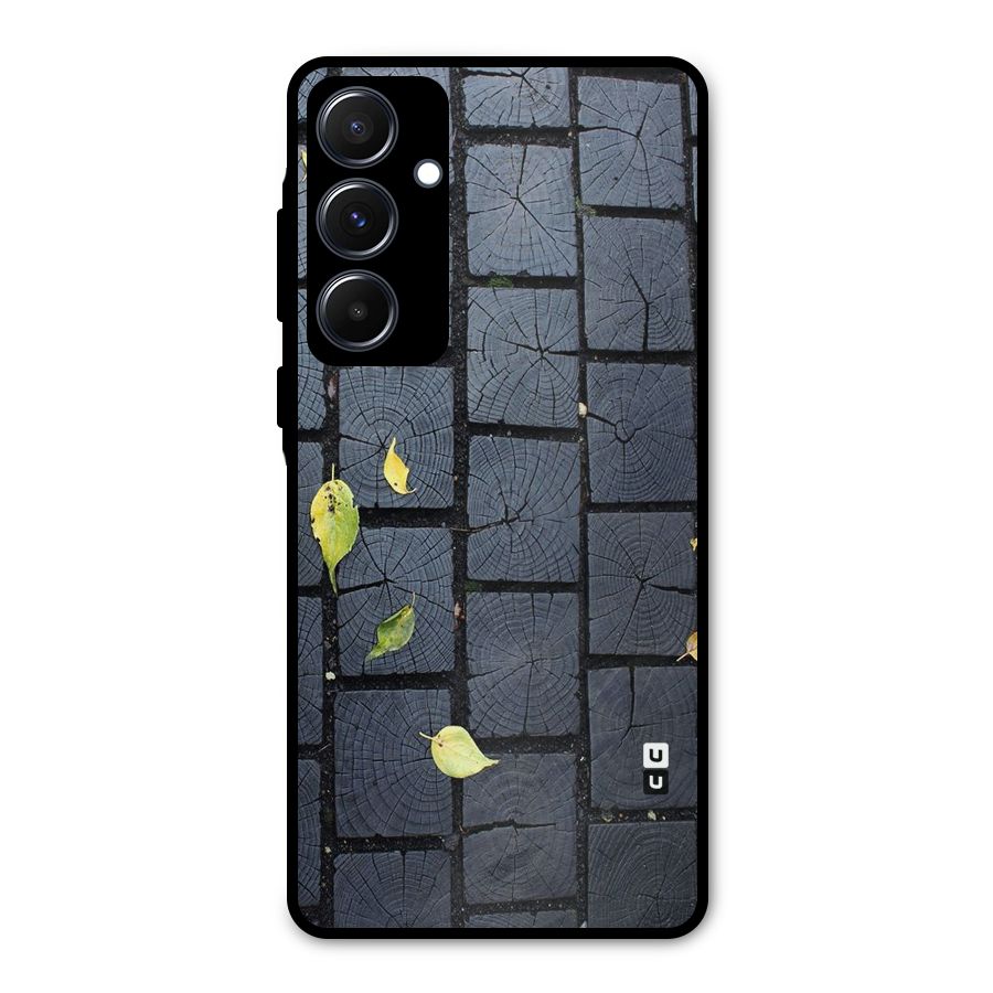 Leaf On Floor Metal Back Case for Galaxy A55