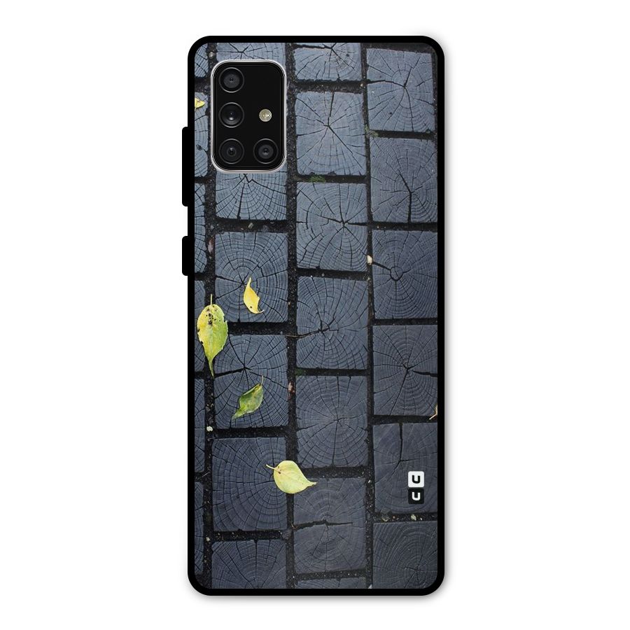 Leaf On Floor Metal Back Case for Galaxy A71