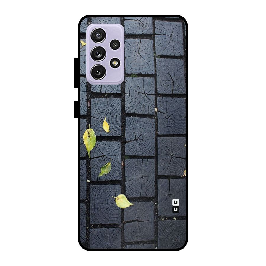 Leaf On Floor Metal Back Case for Galaxy A72
