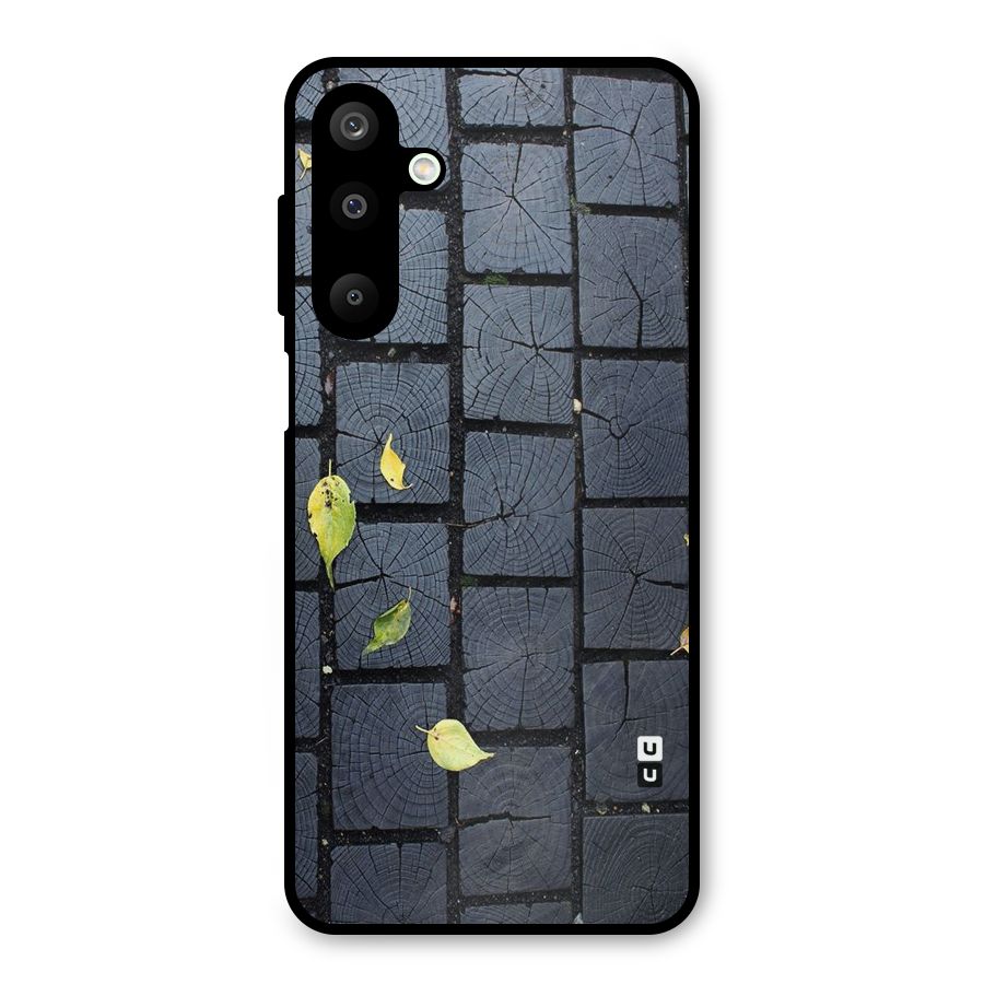 Leaf On Floor Metal Back Case for Galaxy M16