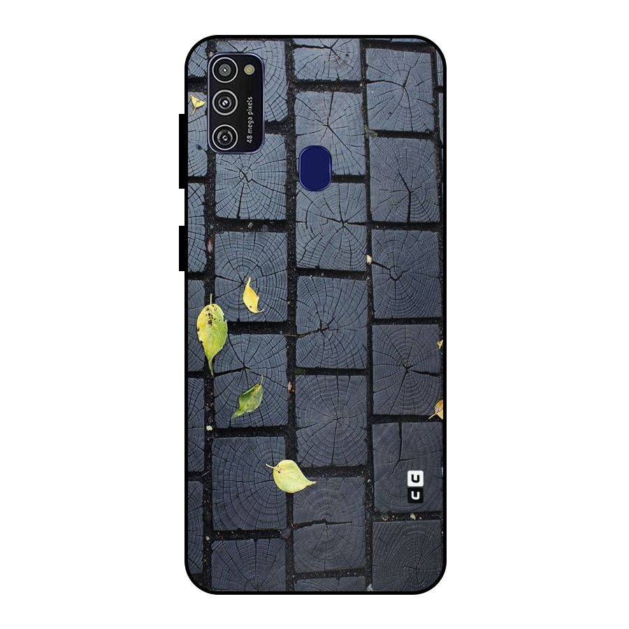 Leaf On Floor Metal Back Case for Galaxy M30s