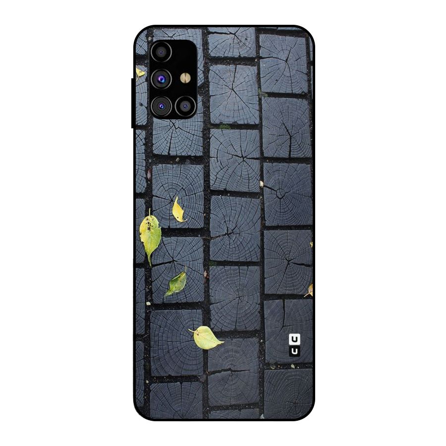Leaf On Floor Metal Back Case for Galaxy M31s