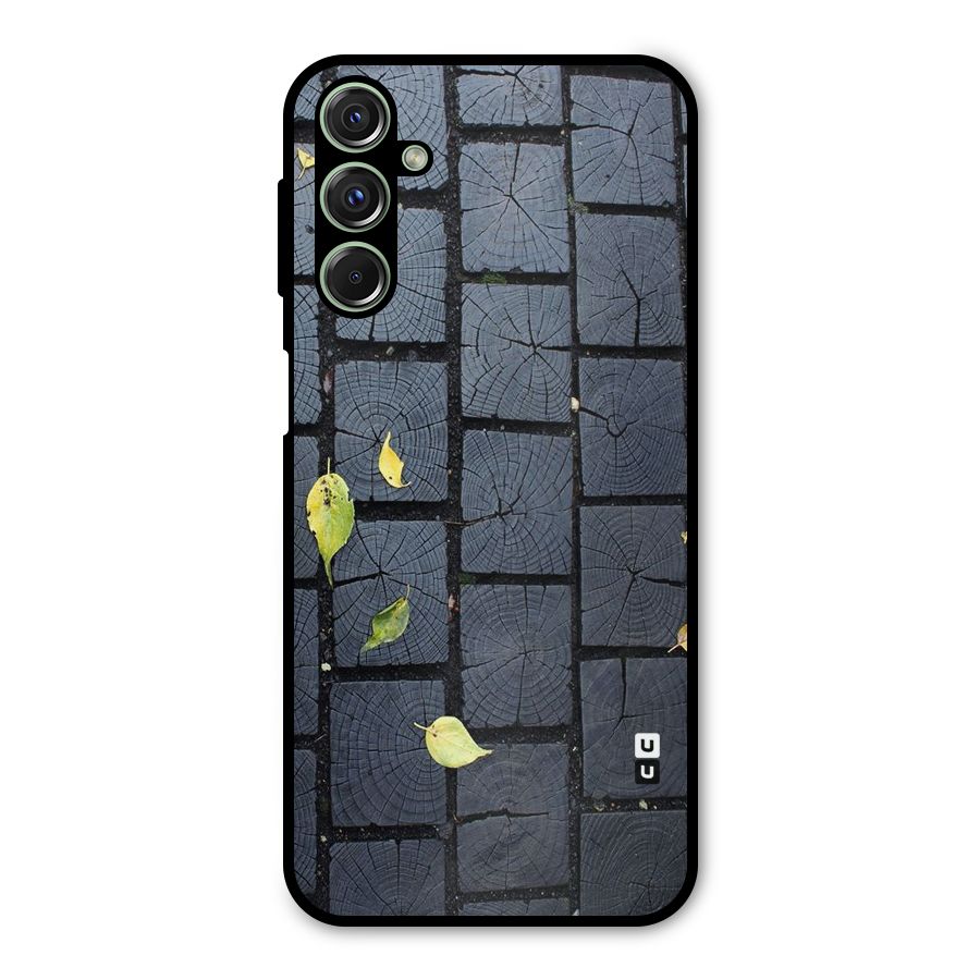 Leaf On Floor Metal Back Case for Galaxy M34