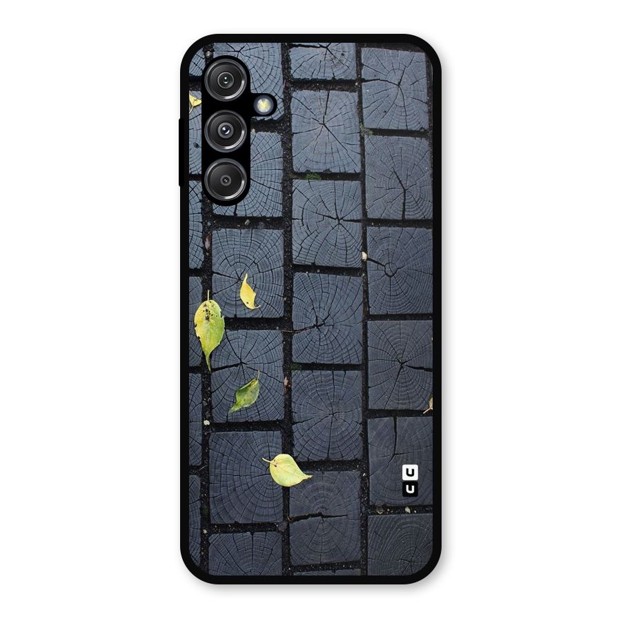 Leaf On Floor Metal Back Case for Galaxy M34 5G