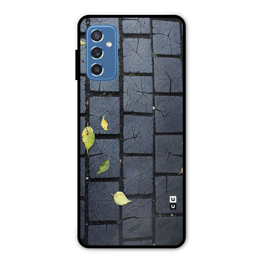 Leaf On Floor Metal Back Case for Galaxy M52 5G