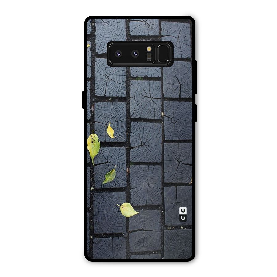 Leaf On Floor Metal Back Case for Galaxy Note 8