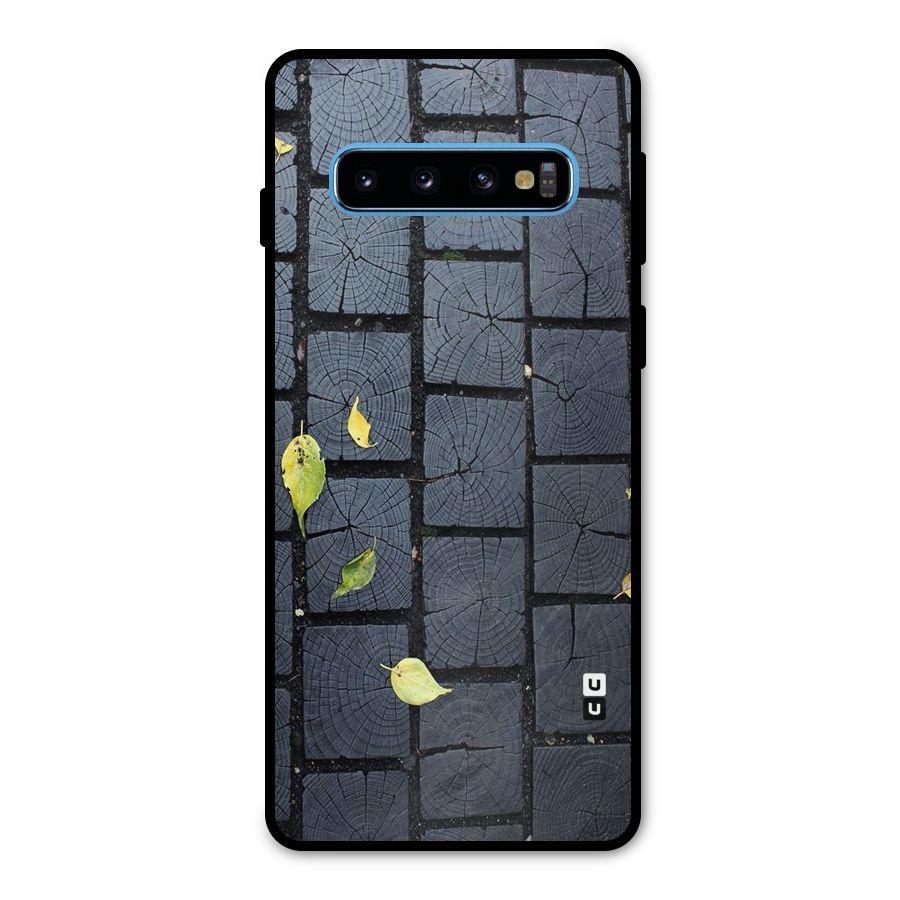 Leaf On Floor Metal Back Case for Galaxy S10