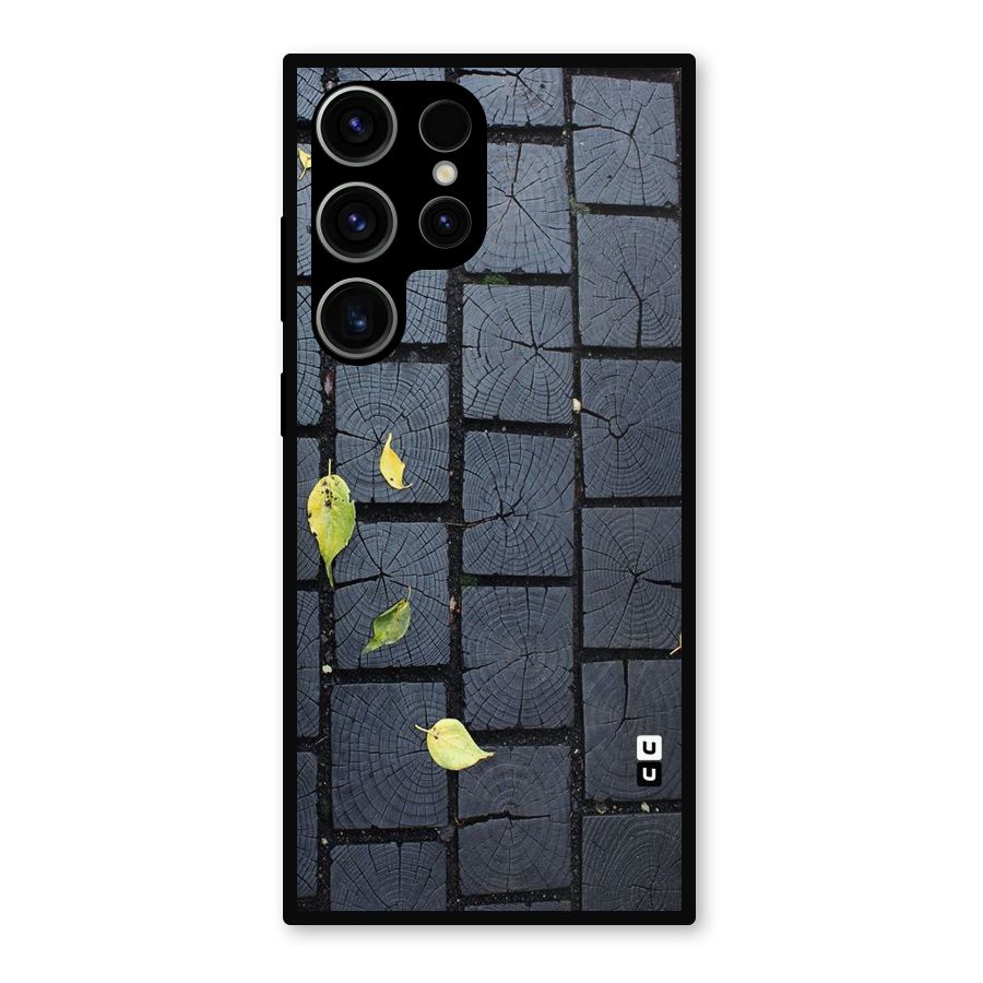 Leaf On Floor Metal Back Case for Galaxy S23 Ultra