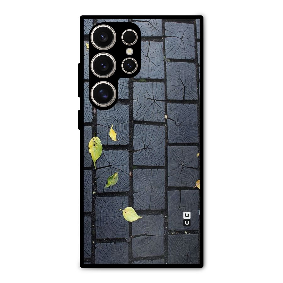 Leaf On Floor Metal Back Case for Galaxy S24 Ultra