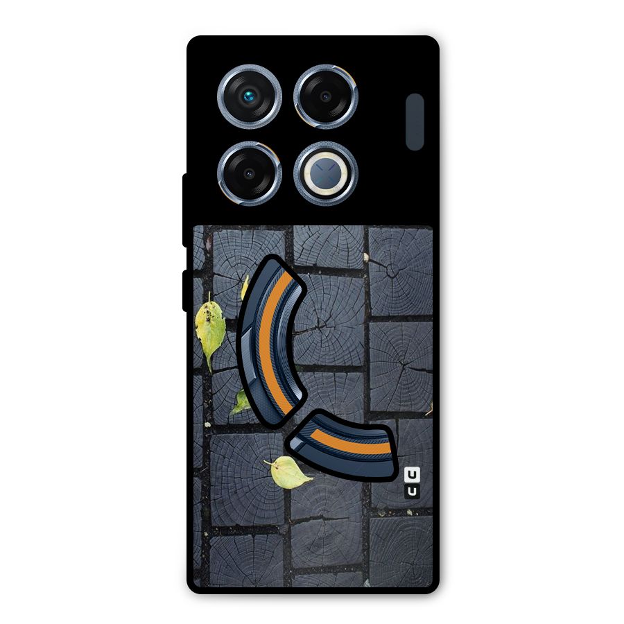 Leaf On Floor Metal Back Case for Infinix GT 20 Pro