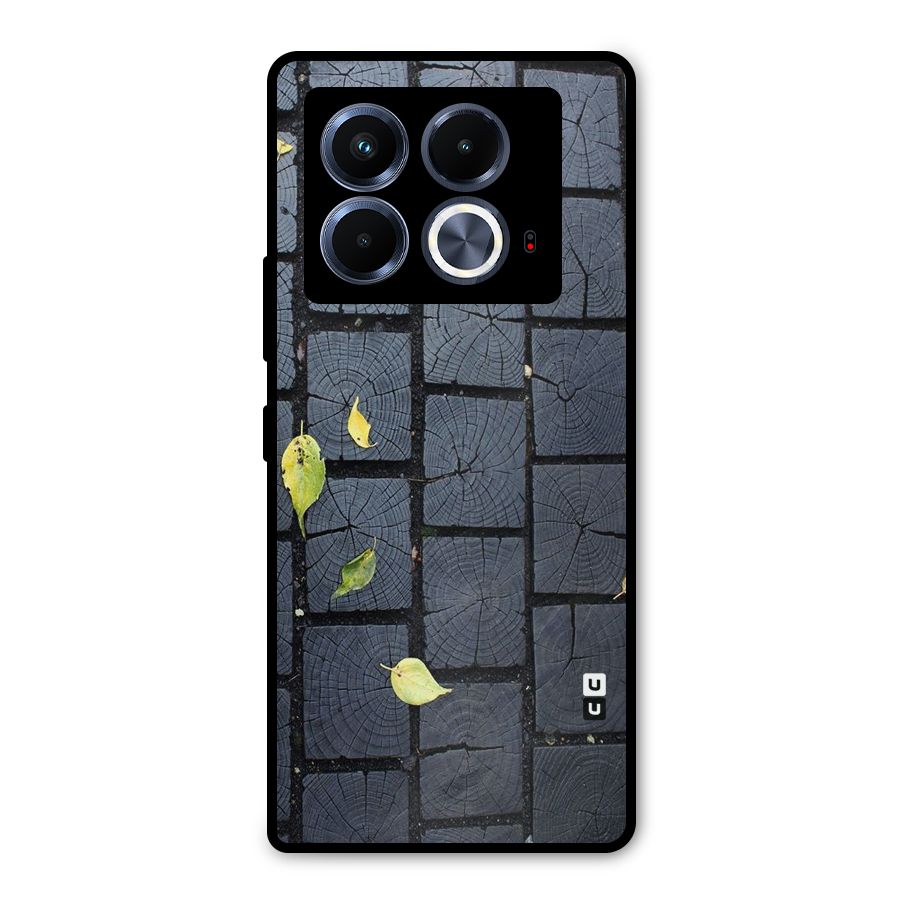 Leaf On Floor Metal Back Case for Infinix Note 40 5G