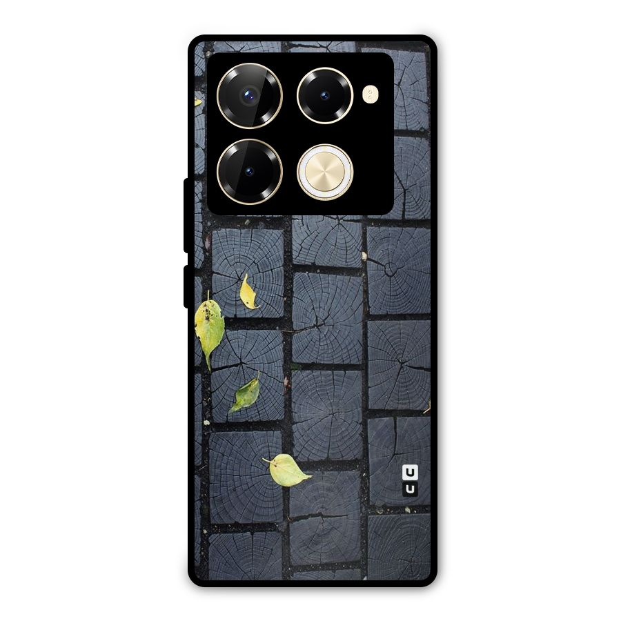 Leaf On Floor Metal Back Case for Infinix Note 40 Pro