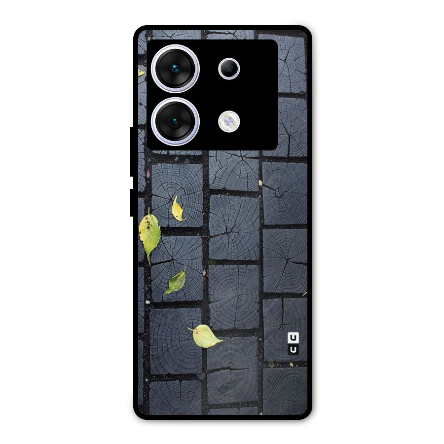 Leaf On Floor Metal Back Case for Infinix Zero 30 5G