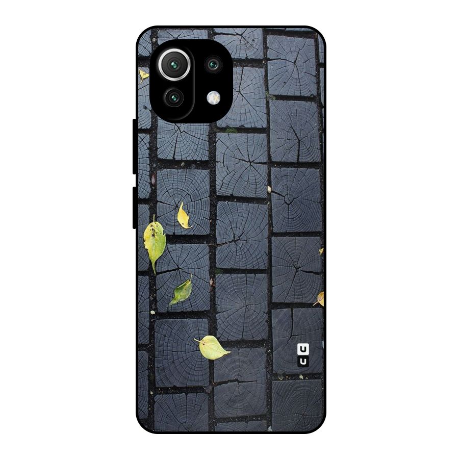 Leaf On Floor Metal Back Case for Mi 11 Lite