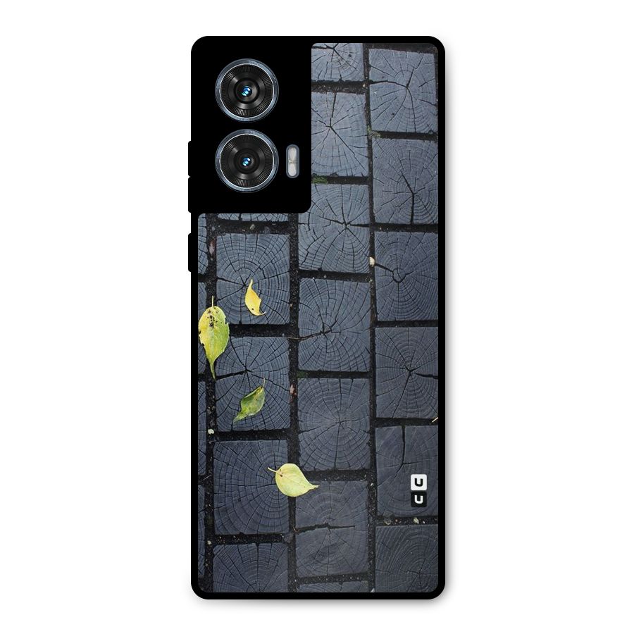 Leaf On Floor Metal Back Case for Motorola Edge 50 Fusion