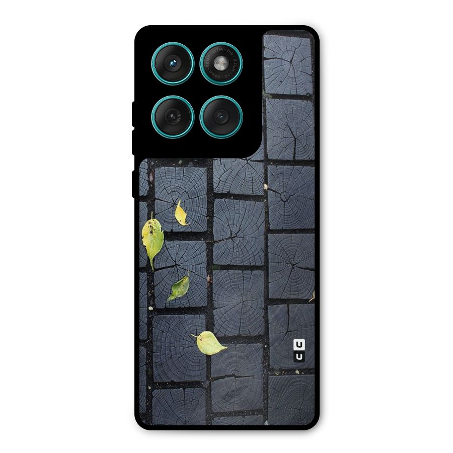 Leaf On Floor Metal Back Case for Motorola Edge 60