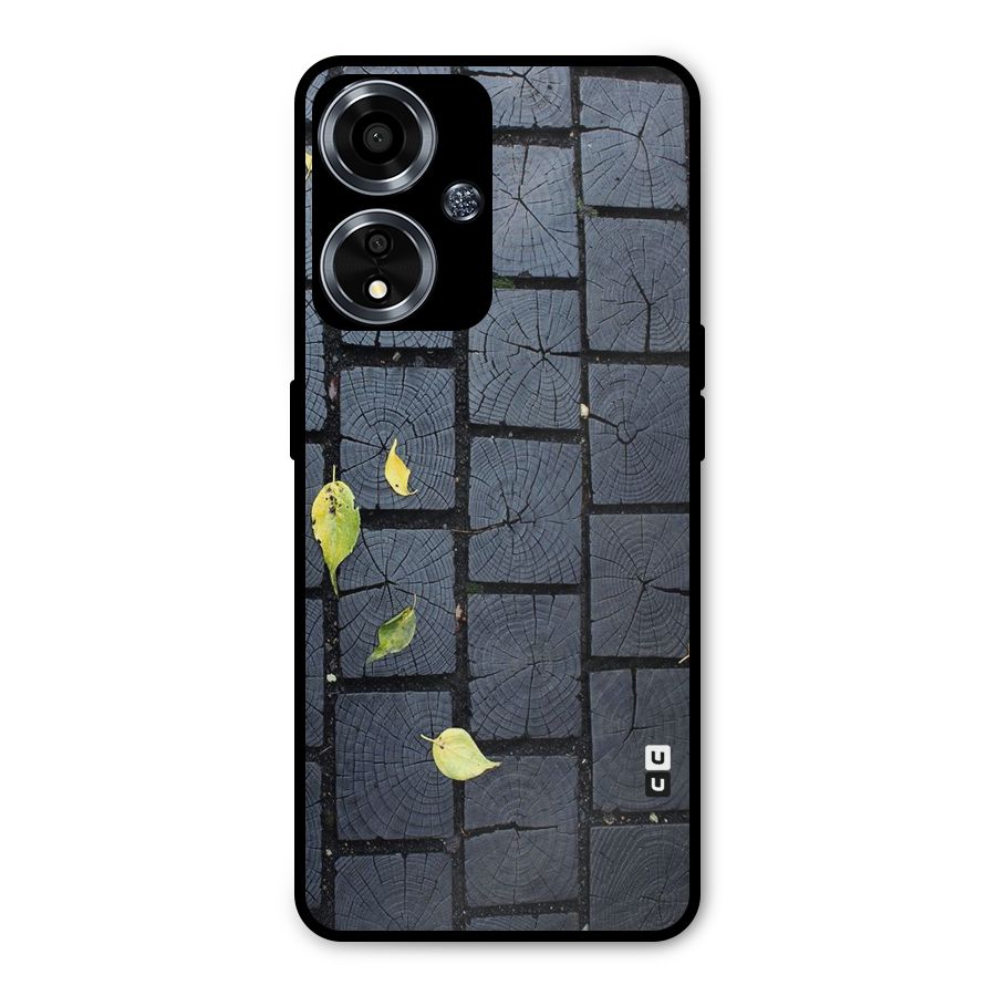 Leaf On Floor Metal Back Case for Oppo A59