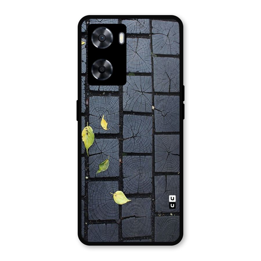 Leaf On Floor Metal Back Case for Oppo A77