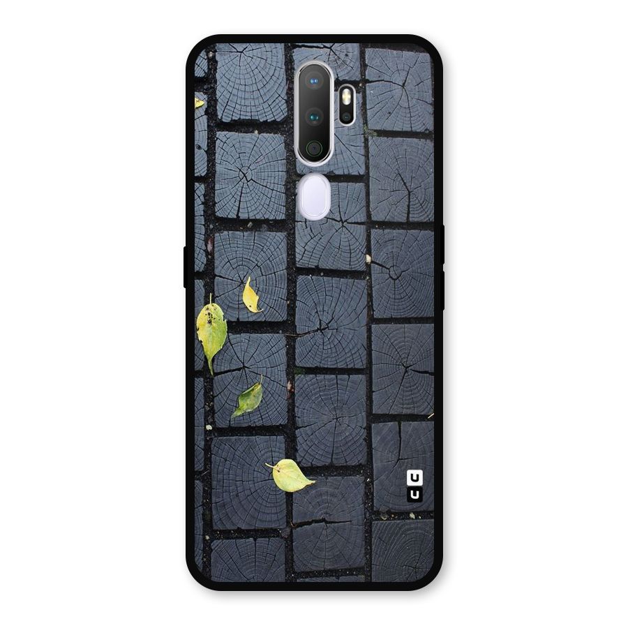 Leaf On Floor Metal Back Case for Oppo A9 (2020)