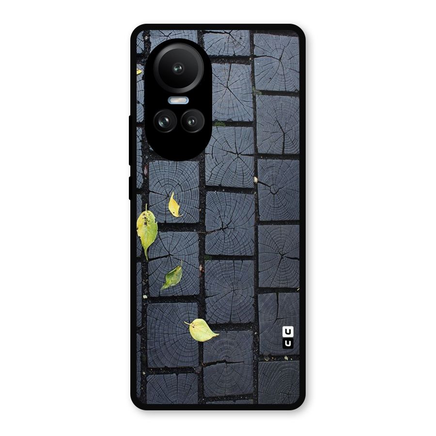 Leaf On Floor Metal Back Case for Oppo Reno10