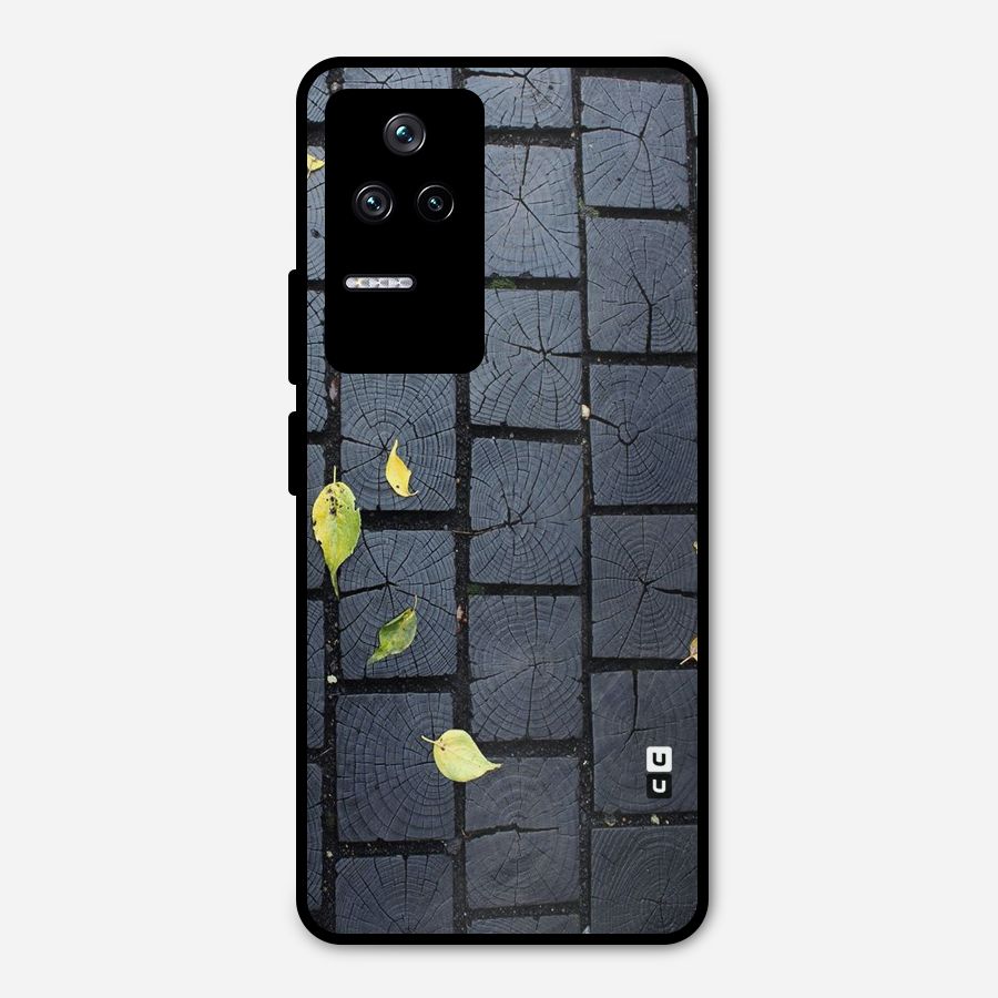 Leaf On Floor Metal Back Case for Poco F4 5G