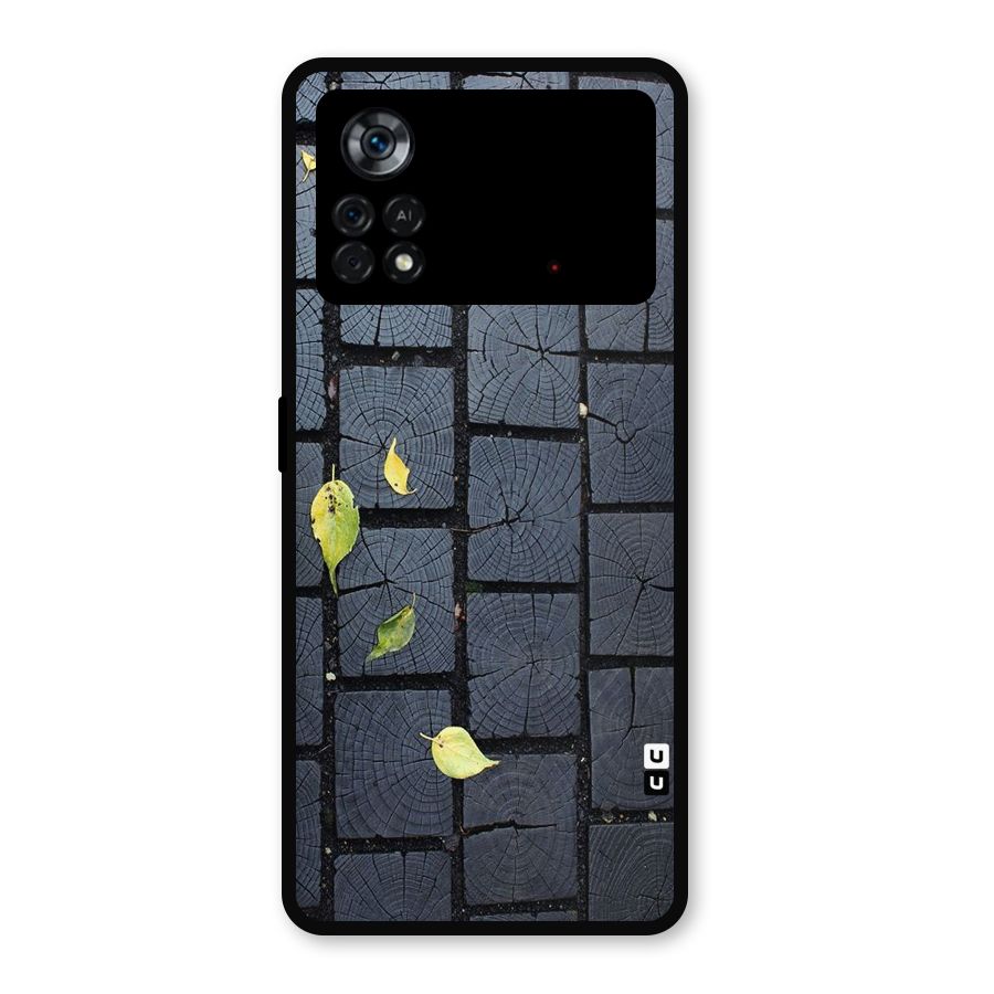 Leaf On Floor Metal Back Case for Poco X4 Pro 5G