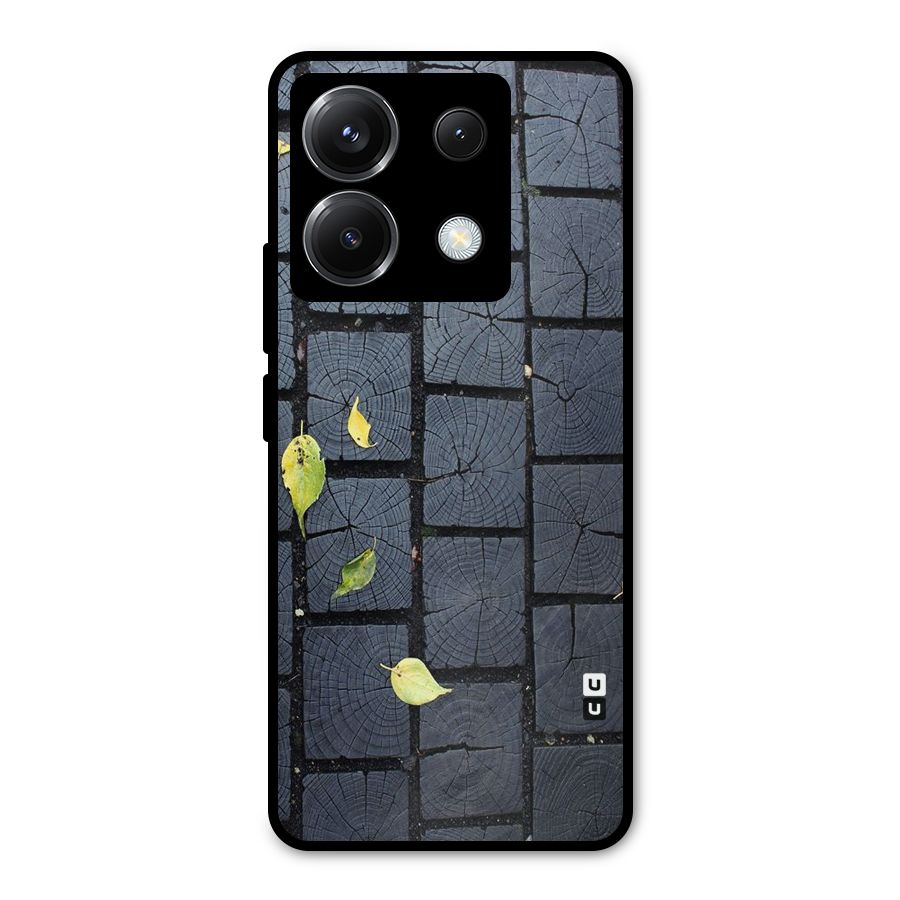 Leaf On Floor Metal Back Case for Poco X6