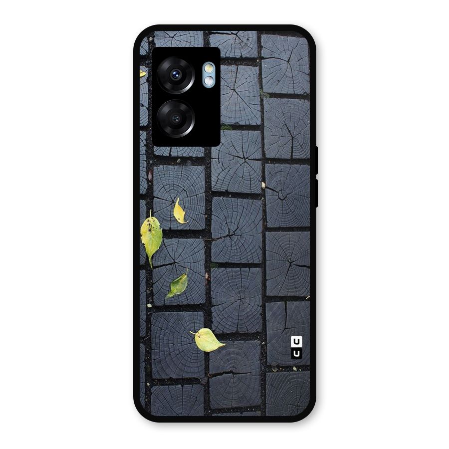 Leaf On Floor Metal Back Case for Realme Narzo 50 5G