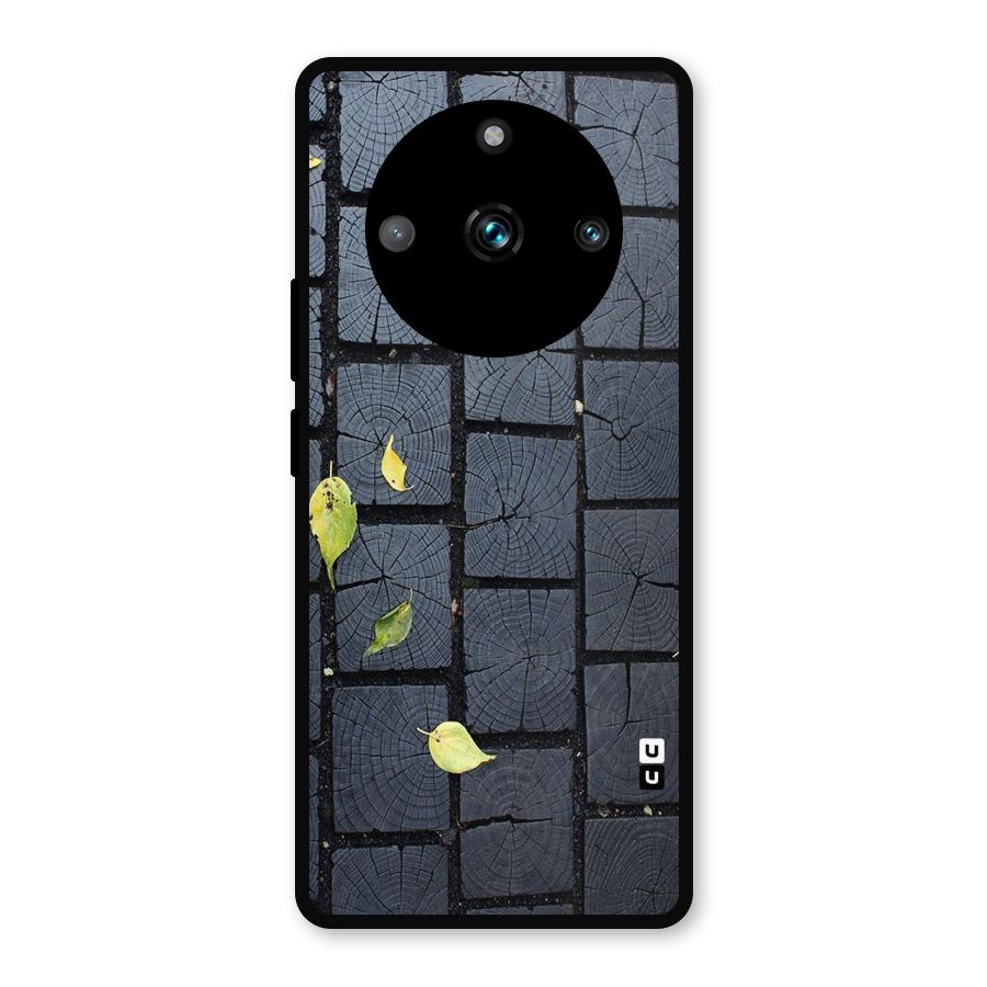 Leaf On Floor Metal Back Case for Realme Narzo 60 Pro