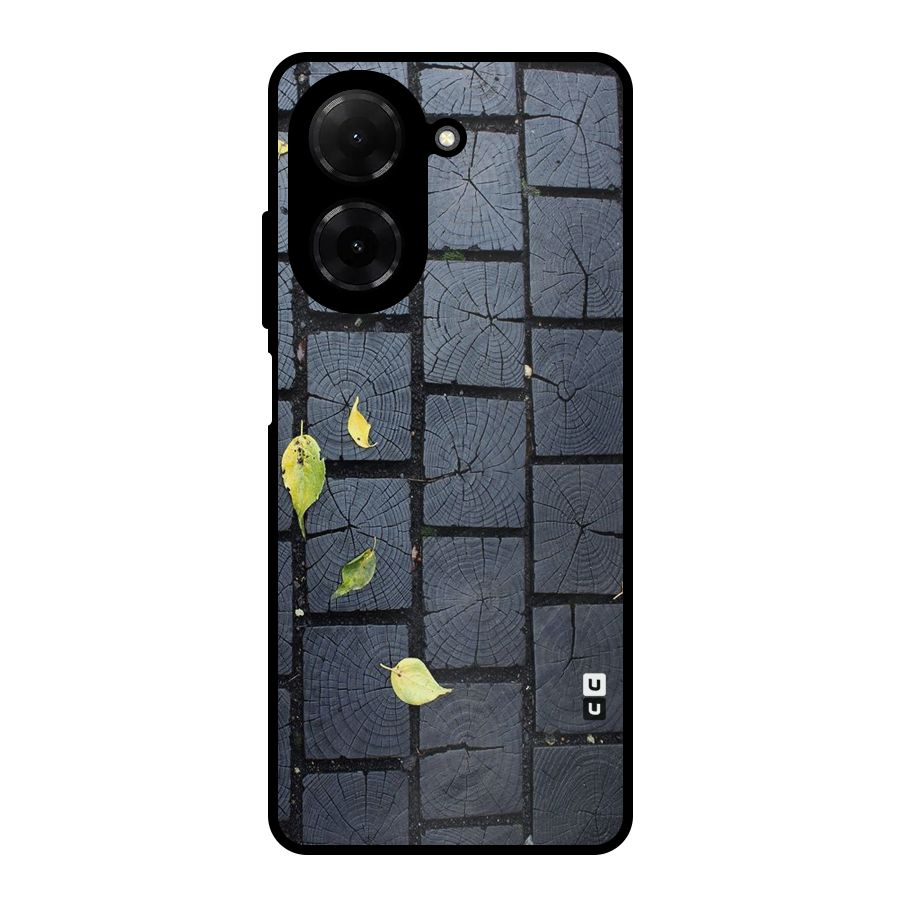Leaf On Floor Metal Back Case for Redmi A5 4G