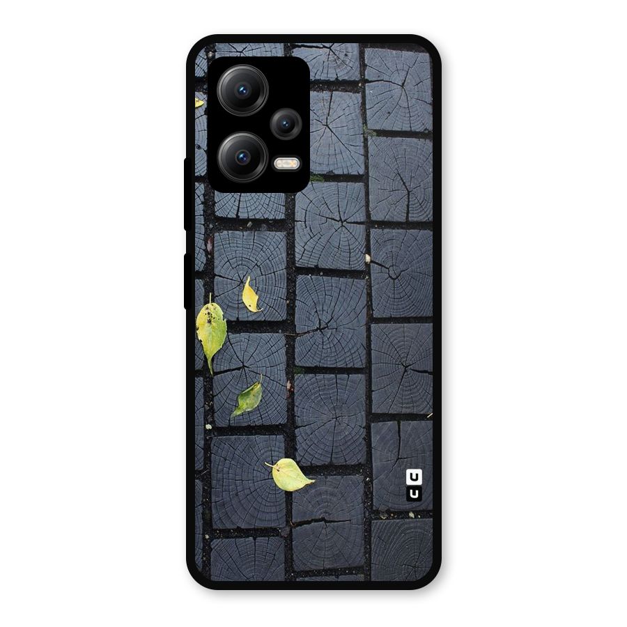 Leaf On Floor Metal Back Case for Redmi Note 12 5G