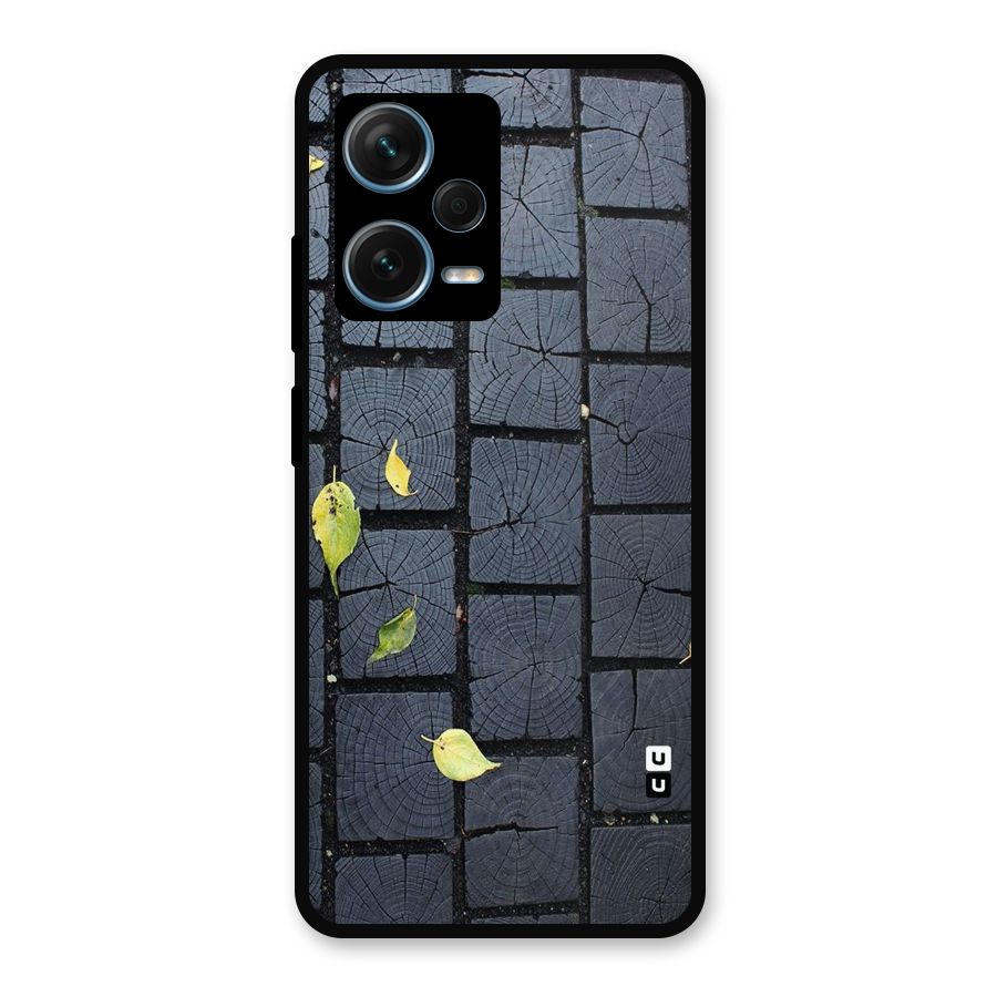 Leaf On Floor Metal Back Case for Redmi Note 12 Pro Plus 5G