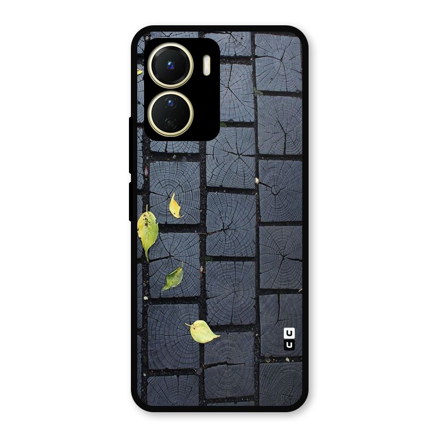 Leaf On Floor Metal Back Case for Vivo T2x