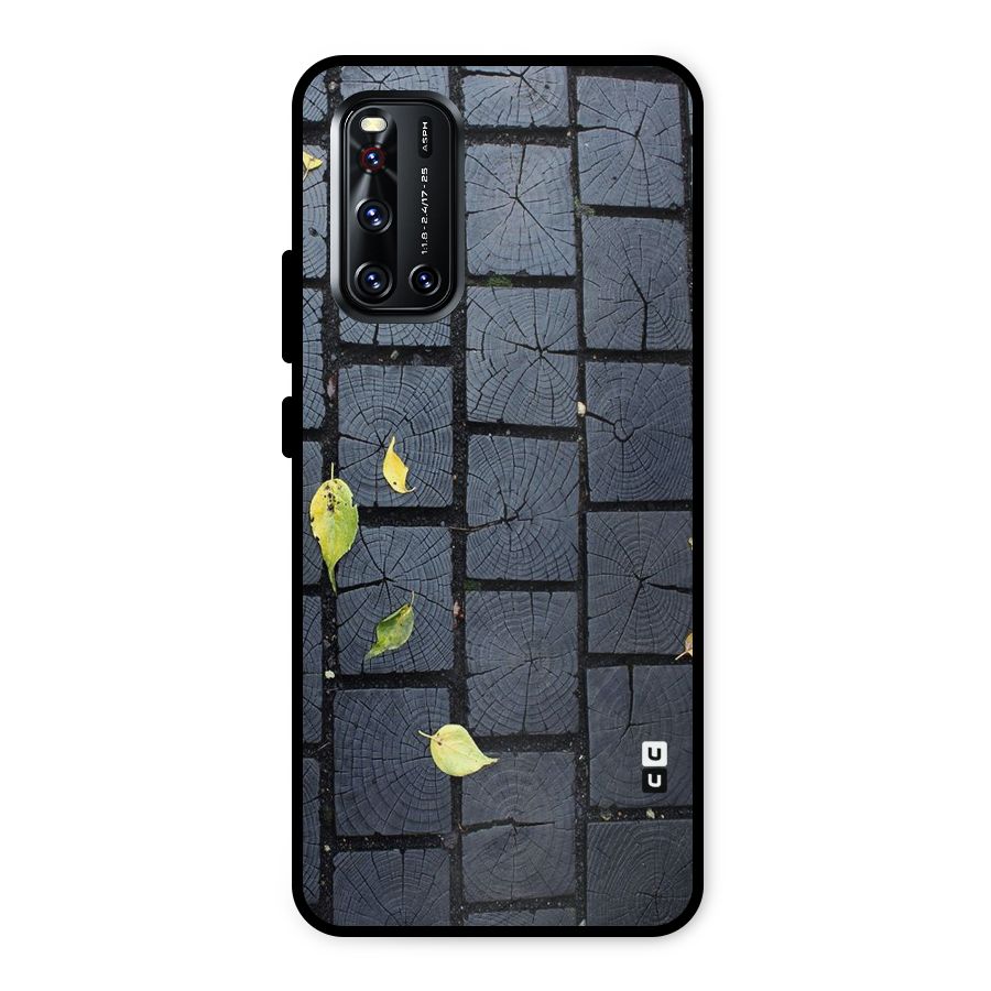 Leaf On Floor Metal Back Case for Vivo V19
