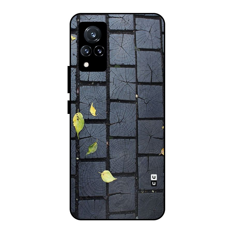 Leaf On Floor Metal Back Case for Vivo V21 5G