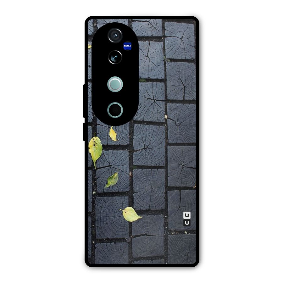 Leaf On Floor Metal Back Case for Vivo V40